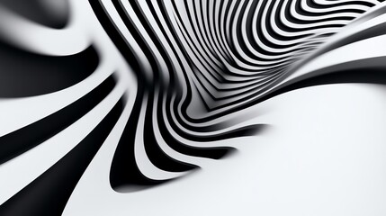 Naklejka premium Optical illusion spiral with a futuristic glitch effect