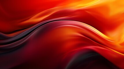 Naklejka premium Smoldering coal embers glowing in deep reds and oranges, intense abstract background