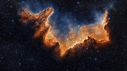 Fototapeta premium Cosmic Dust Cloud in Space