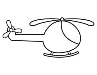 Helicopter Outline Icon
