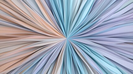 Obraz premium Colorful Collection of Folded Paper Strips Forming an Artistic Display