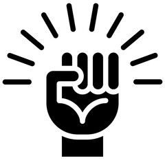 Empowerment Glyph Icon