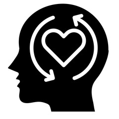 Empathy Glyph Icon