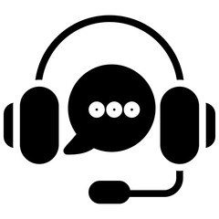 Listening Glyph Icon