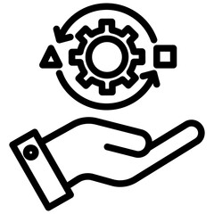 Adaptability Outline Icon