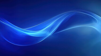 Abstract Blue Water Gradient: A Serene Flow of Light and Depth
