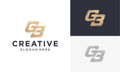 initial gb vector logo