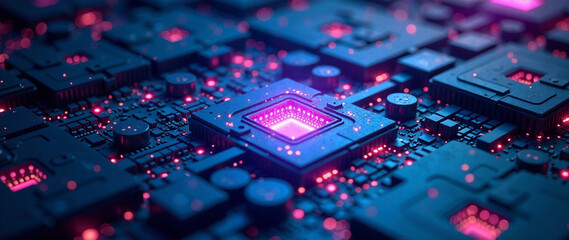 A visually stunning and scientifically accurate representation of qubits, showcasing their superposition state (both 0 and 1 simultaneously).  Exponentially increasing processing power is suggested th