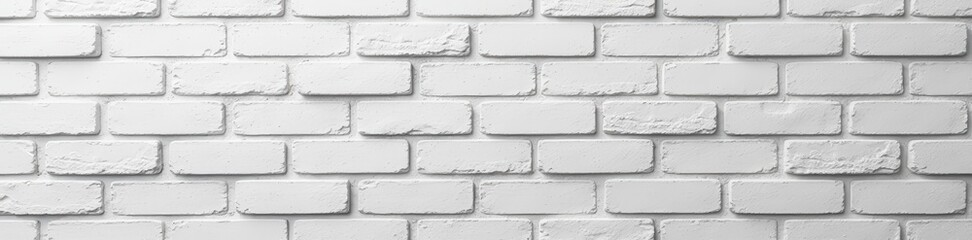 Fototapeta premium Textured grey and white brick wall background Subtle shadows enhance surface detail , tile, industrial, pattern