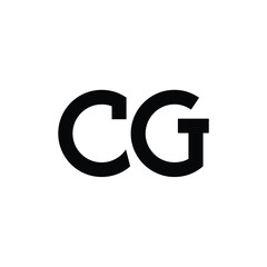 CG monogram logo design letter text name symbol monochrome logotype alphabet character simple logo