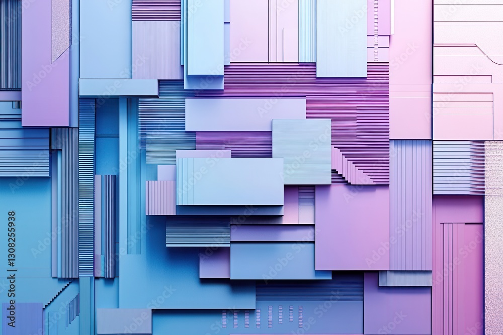 Aufkleber futuristic layered paper art against a digital grid in cool tones representing cyber politics and di