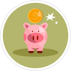 Currency elements icons 