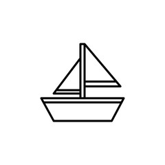 Sail line icon