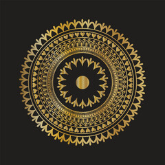 Flower luxury mandala background arabesque style