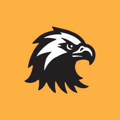 Eagle head vector logo template. Eagle head vector logo template.
