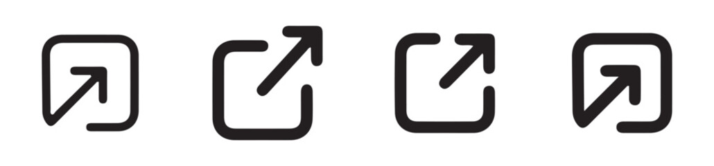 Share icon set. Share arrow, link, connection icon.Arrow symbol. button connection illustration sign collection. vector illustration eps 10.