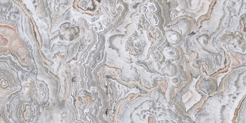 grey onyx marble texture with intricate swirling patterns in shades of brown, and soft black