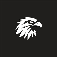 Eagle head logo design vector template. Eagle head logo template.