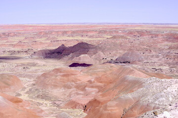 Expansive Painted Desert Vista at Petrified Forest