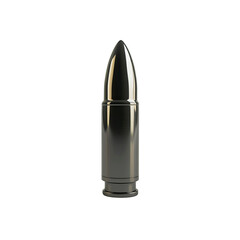 Single Bullet, Close-up of Metallic Cartridge, Ammunition Detail