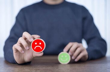 Service reviews with customers, not satisfied with the service, both business concepts, marketing,...