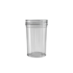 Clear Plastic Cup, Stacked Empty Cups, Reusable Beverage Container, Transparent Drinking Glass