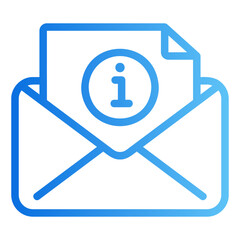 message Gradient icon