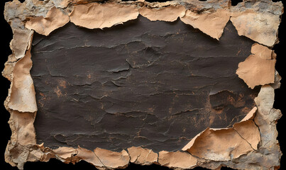 Aged Textured Background with Cracked Edges and Rustic Feel