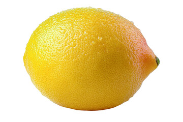 lemon fruit - juicy yellow citrus with water droplets
