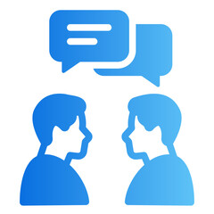 communication Gradient icon