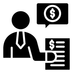 Financial Consultant Icon