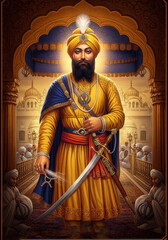 Obraz premium Guru Gobind Singh