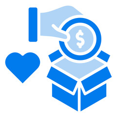 Obraz premium Donation Icon