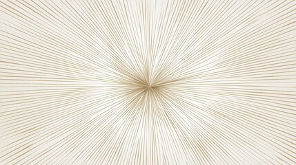 Seamless symmetrical radiating starburst motifs in soft gold, minimalist geometric luxury pattern, sophisticated high-end contemporary elegance