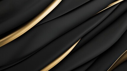 Seamless ultra-thin parallel gold lines on deep charcoal, refined minimalist geometric luxury pattern, sophisticated modern elegance