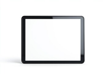 Sleek Tablet Mockup Displaying Blank Screen Ready for Creative Projects : Generative AI
