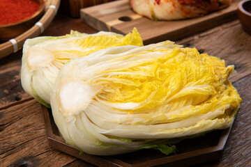 chinese cabbage on a plate