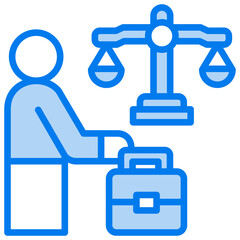 Obraz premium Lawyer Icon