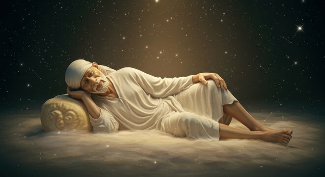 Sai Baba Indian God background