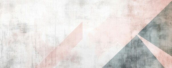 Fototapeta premium A vibrant abstract painting featuring swirling shades of pink and grey, set against a clean white background. The dynamic brushstrokes create a sense of movement and depth.