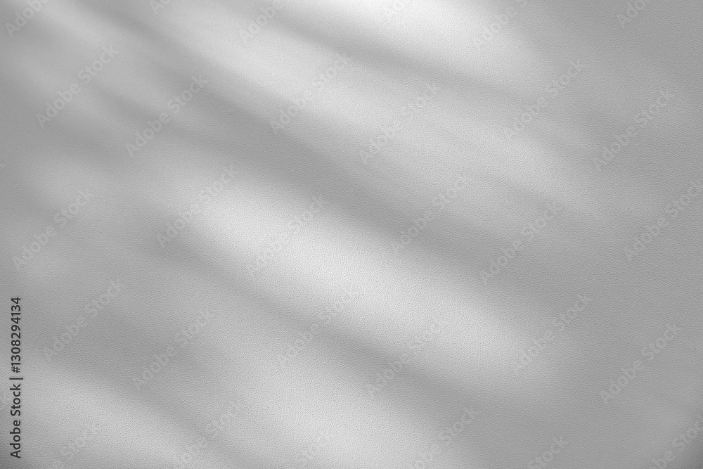 Aufkleber wall interior background, studio and backdrops show products.with shadow from window color white and