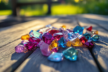 Vibrant Gems Abstract Outdoor Inspiration