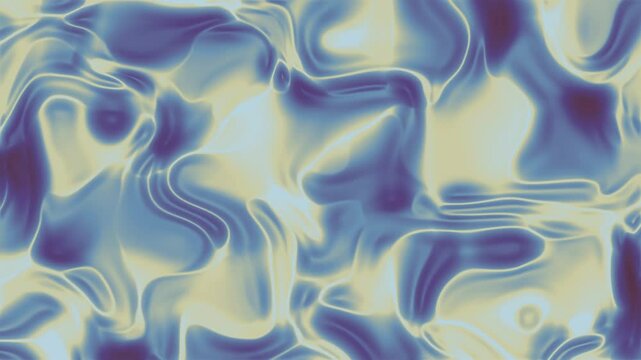 Abstract pattern of blue and yellow swirls.