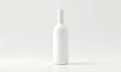 一个白色的瓶子