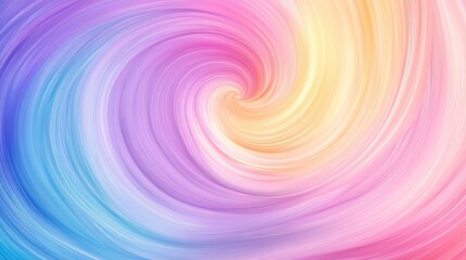 Obraz premium Vibrant tie-dye swirls in soft gradients, embodying creativity and fluidity in abstract design. 