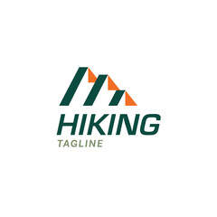 Minimalist Mountain Logo for Outdoor Gear and Adventure Branding