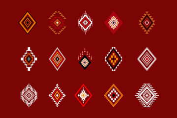 Seamless ethnic traditional combined with geometric shape,folk,ikat,embroidery style and design for fabric design,carpet,printings,clothing,wrapping.