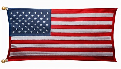 Naklejka premium flag of usa isolated on white background 