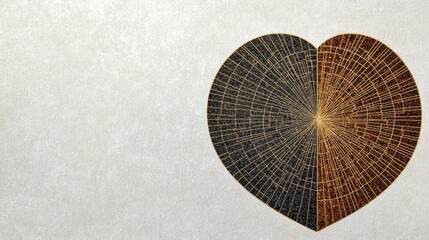 Obraz premium A vibrant pie chart merging into a heart shape, representing social impact ventures, set against a light pastel backdrop.
