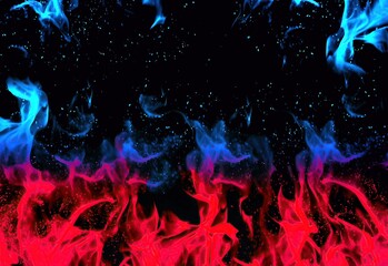 Fototapeta premium Fire texture background